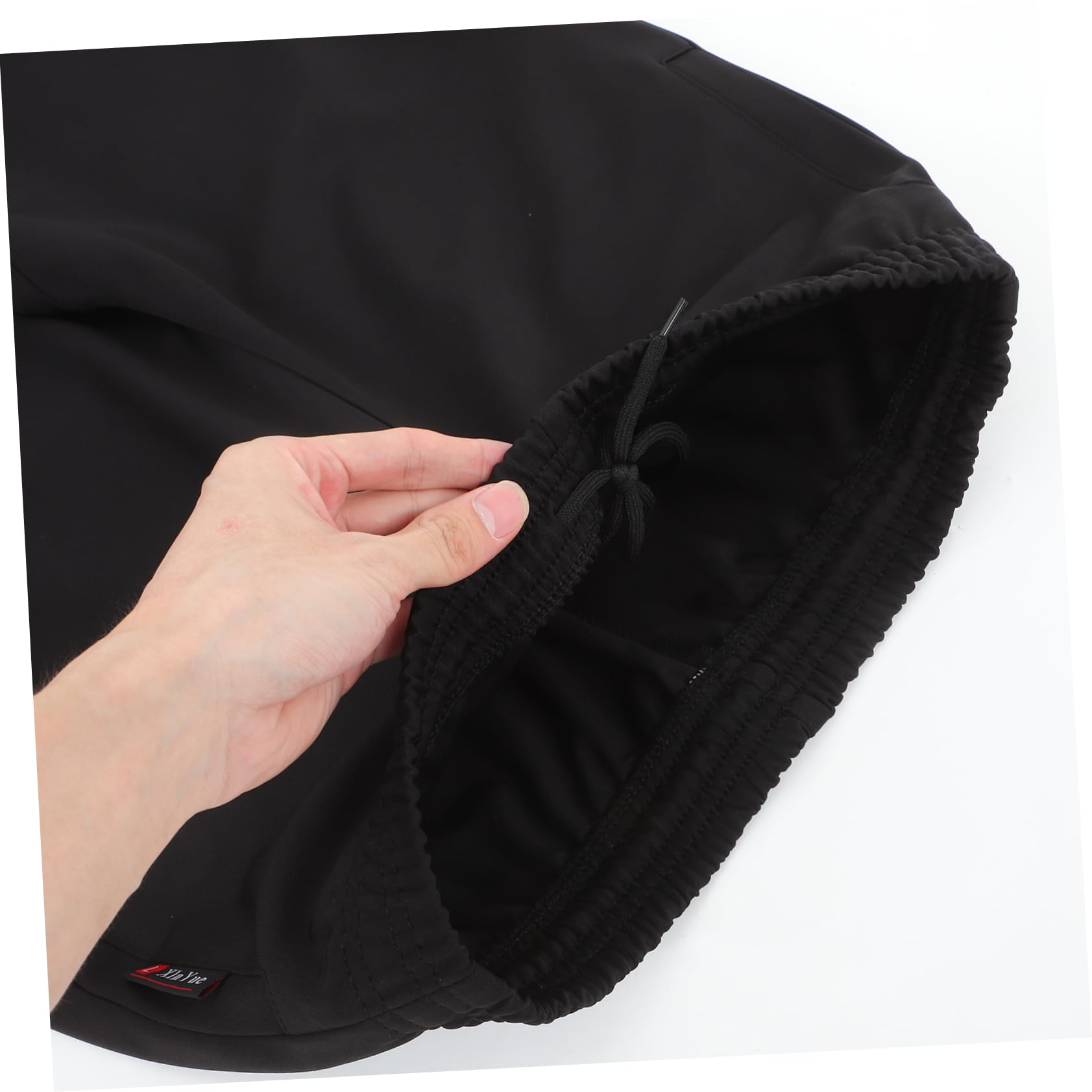 Schwarze Küchenhose für Herren Atmungsaktive Baumwolle Öl und Schmutzabweisend Einfache Reinigung für Restaurantarbeit und Küche
