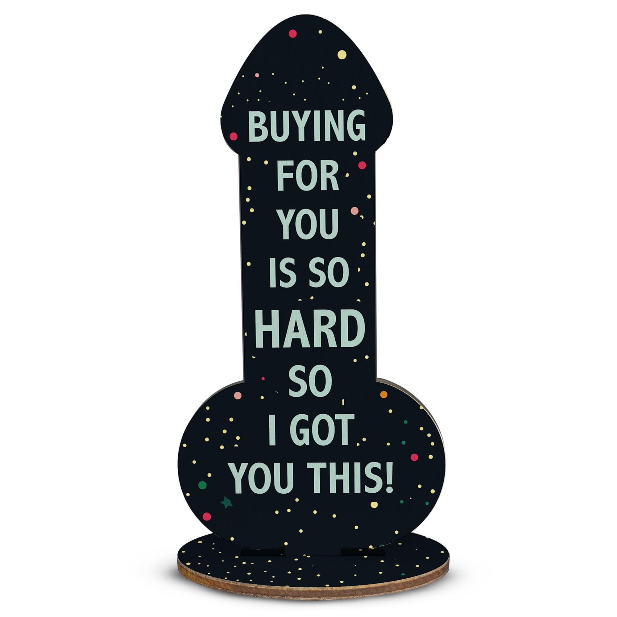 Red Ocean Funny Birthday Gifts for Him Her, Birthday Gifts For Men Women, Joke Birthday Gifts Boyfriend Husband Girlfriend Wife Sister Brother Colleague, Novelty Wooden Plaque Gift For Friends Family