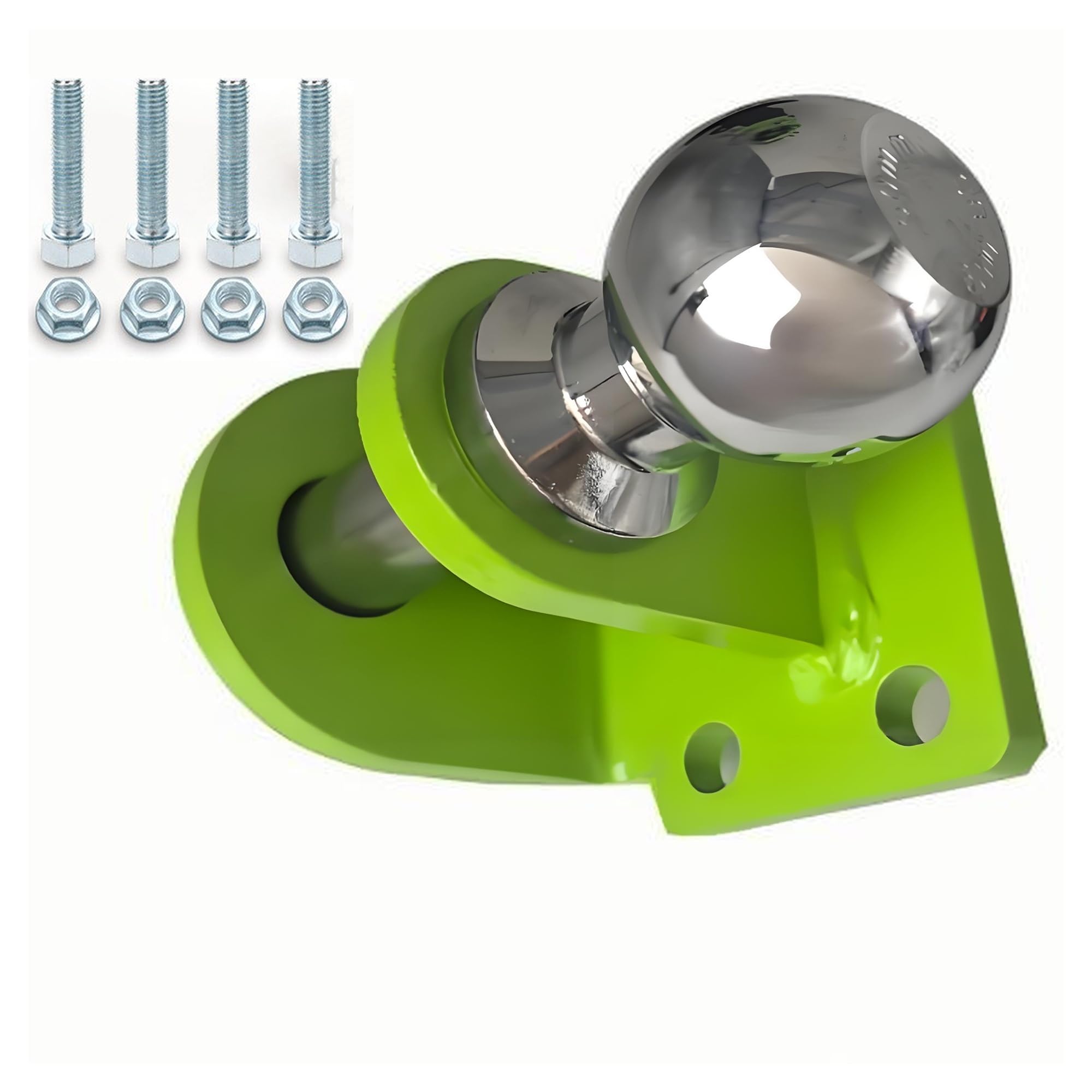 Genérico Accesorios de Remolque multifunción, Adaptador de Enganche de Remolque, Montaje de Bola de Enganche, Accesorios for Caravana, 1 Uds.(Green)