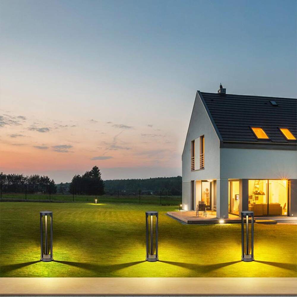 Solarna Lampa Zewnętrzna Prosta Domowa Dziedziniec Jasna Nowa Wiejska Kolumna Oświetleniowa Led Trawnik Wodoodporna Lampa Słupowa Kolumna Domowa Dekoracyjne Oświetlenie Kinkiet