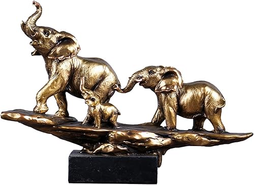 Miniatura 3 de Estatua de elefante, detalles de decoración del hogar, figuras de elefante para estantería, sala de estar, oficina, mesa, estantes, regalos, seis