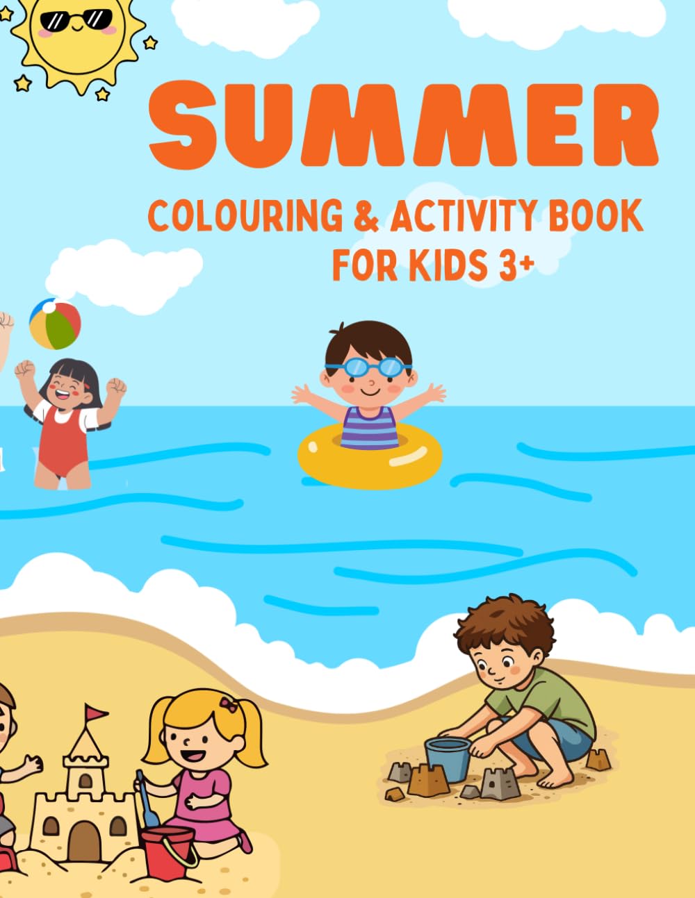 Summer Colouring & Activity Book For Kids 3+