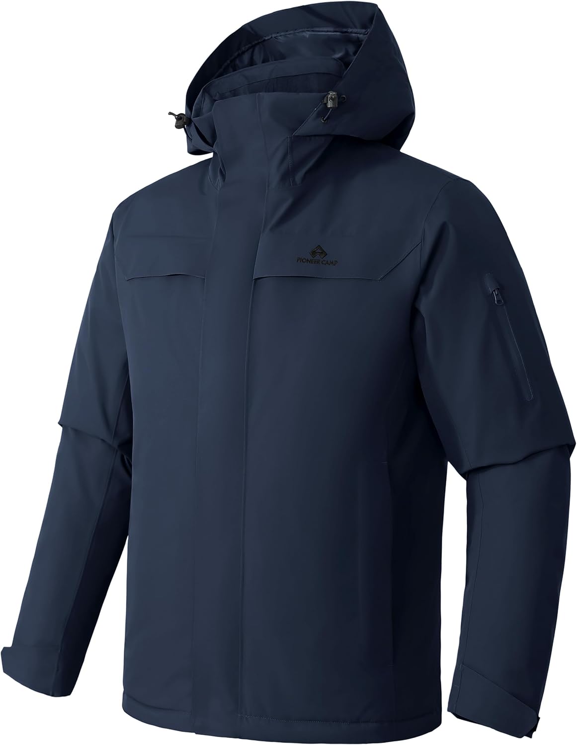 Pioneer Camp Men's Waterproof Ski Jacket Insulated Winter Snow Coat Warm Windproof Mountain Snowboard Hooded Raincoat Gear