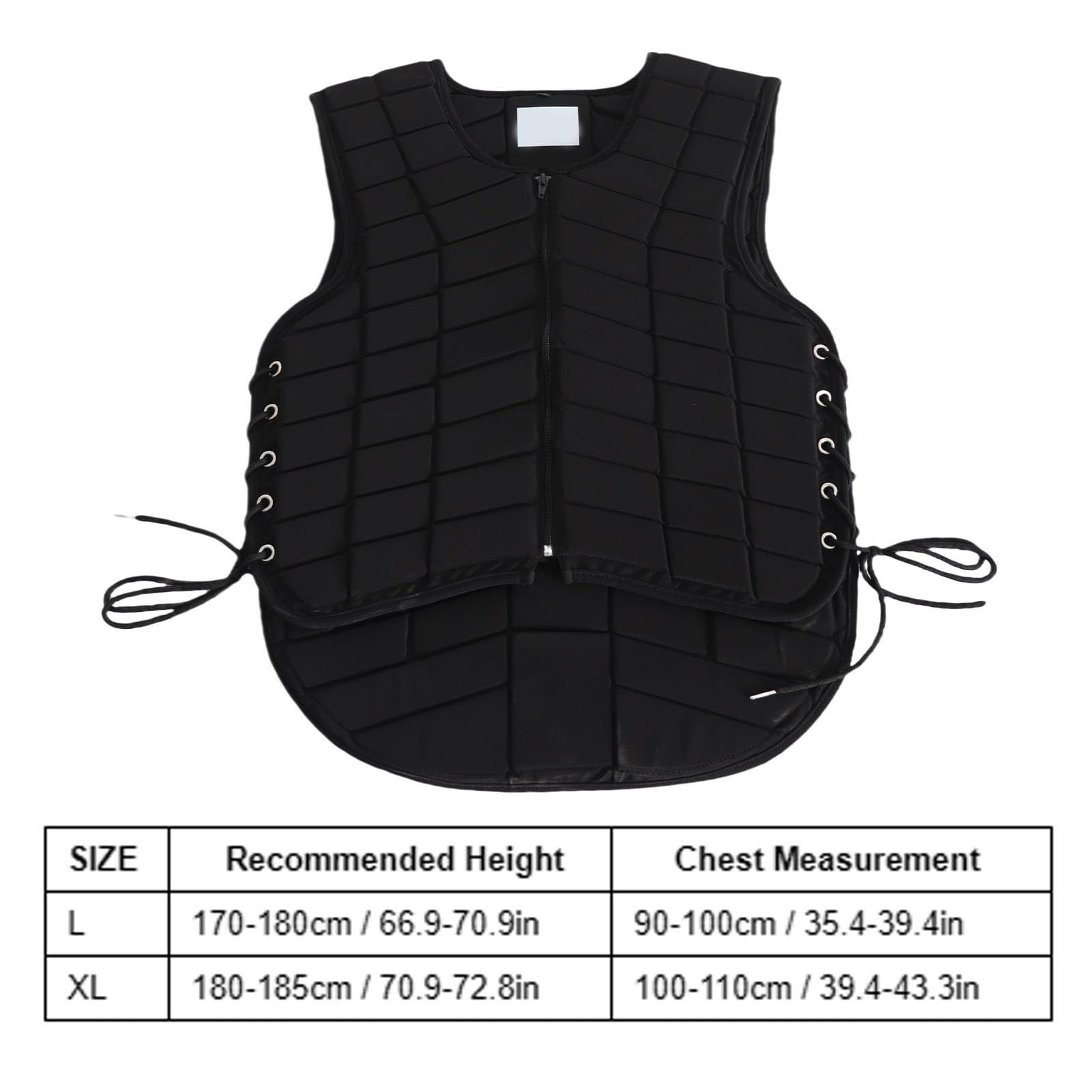 Gilet Equestre Gilet Protettivo dalla vestibilità Regolabile con Imbottitura Migliorata per Sessioni di Equitazione per Adulti