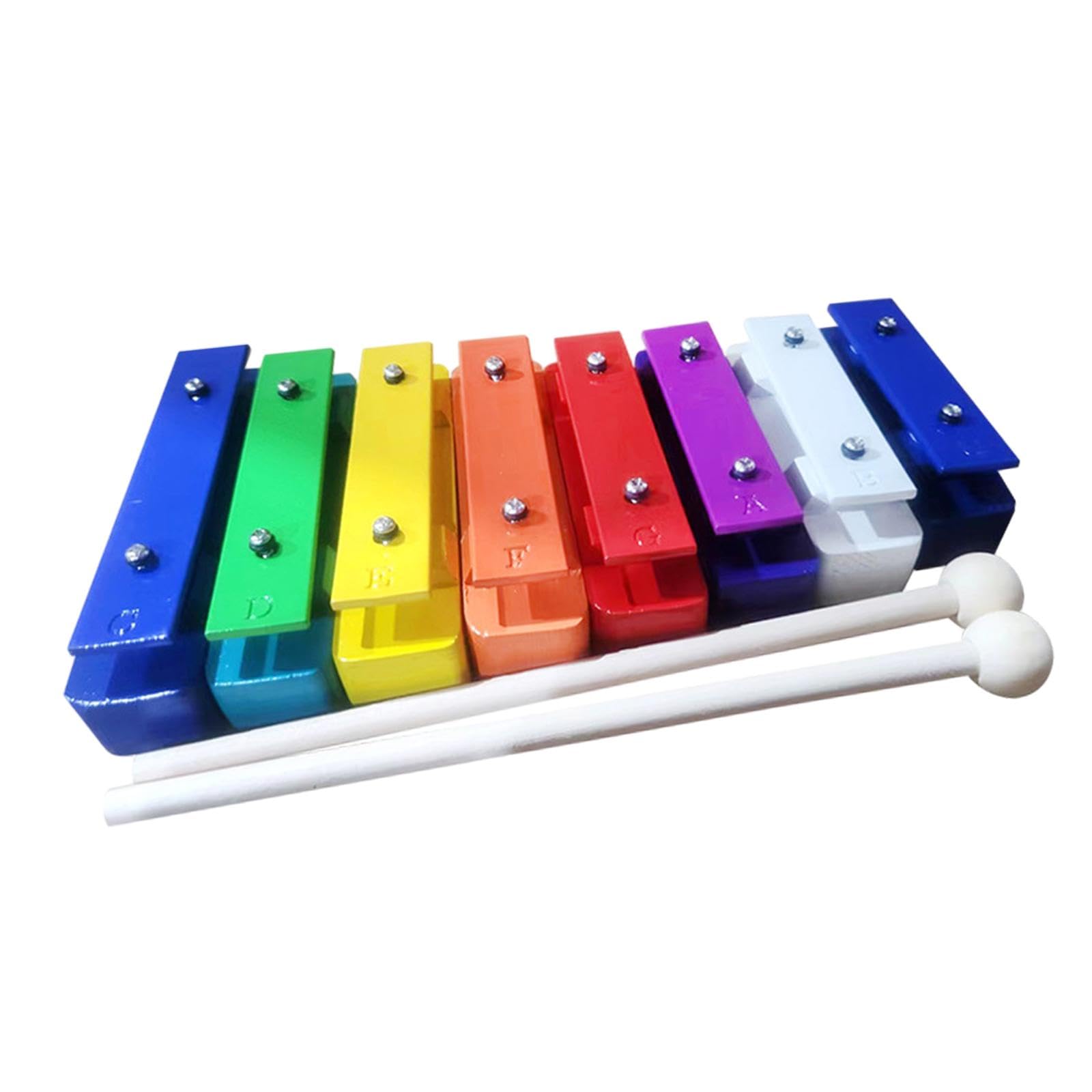 Perfeclan 8-Noten-Glockenspiel, Xylophon, Hand-Auge-Koordination, Schlaginstrument, Musikspielzeug für Kindergarten- und Vorschulkinder