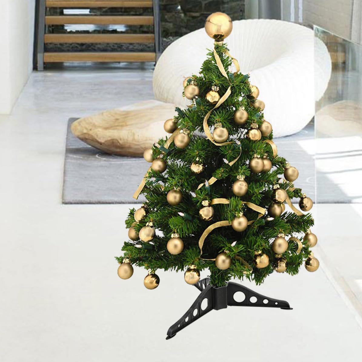 Alasum 15pcs Christmas Tree Stand Base, ABS Rack for Mini Artificial Trees