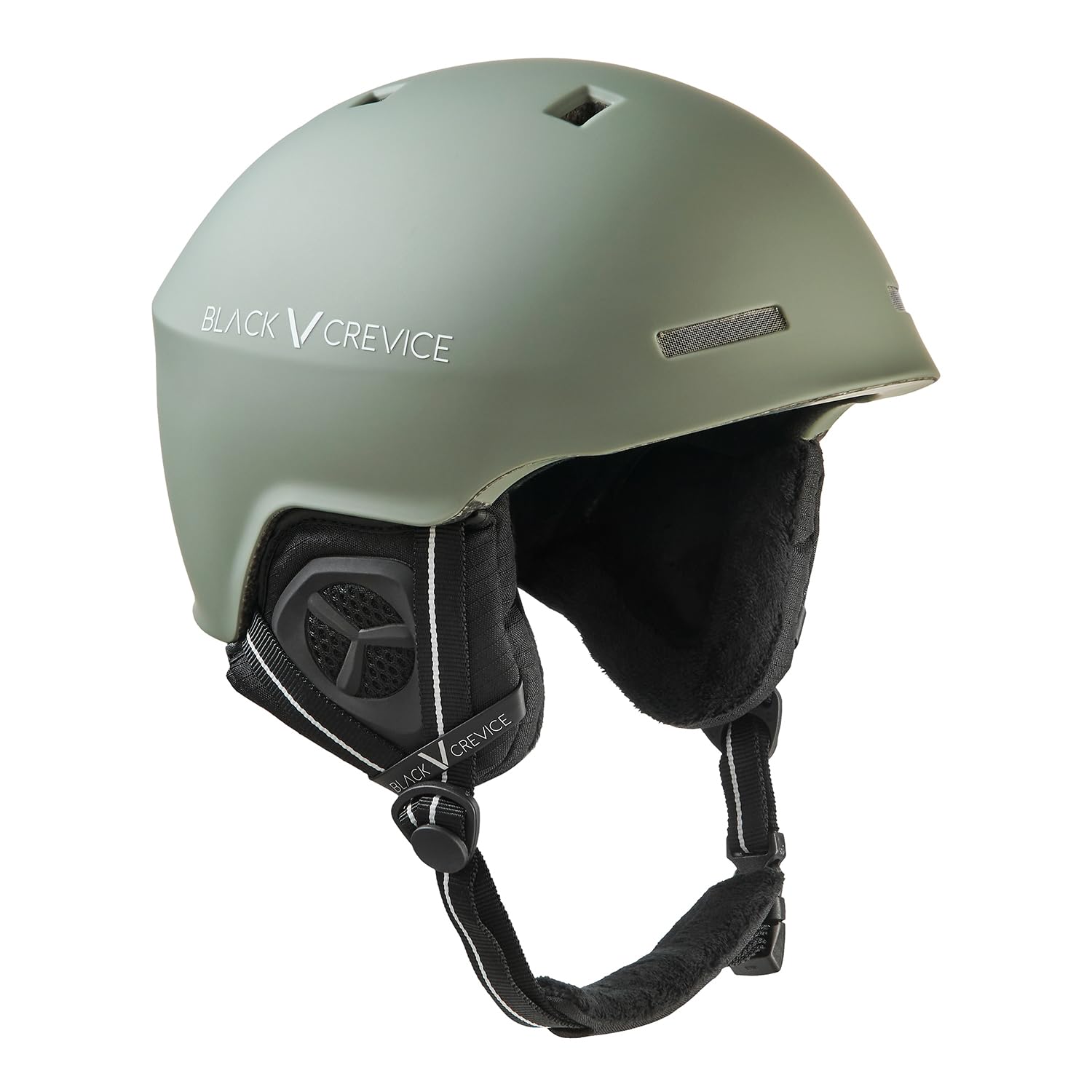 BLACK CREVICE Casque de Ski Aspen I Casque de Ski Antichoc au Design Sportif en diverses Couleurs I Casque de Ski Hommes et Femmes I Casque de Snowboard I Respirant I Taille réglable