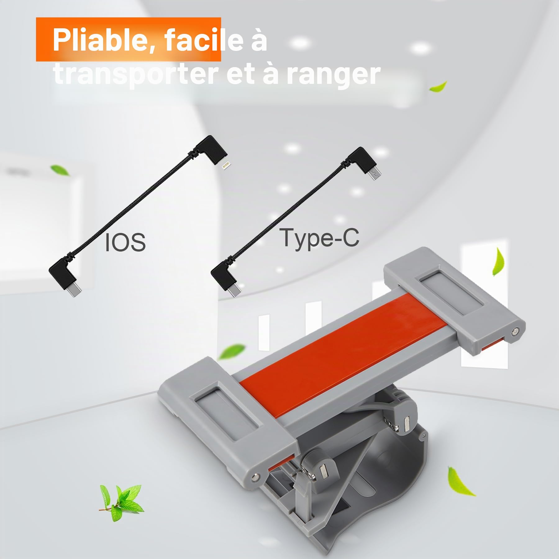 FPV Télécommande 3 Téléphone Tablette 4,7-12,9 Pouces Support pour DJI Avata 2, Neo Drone Support