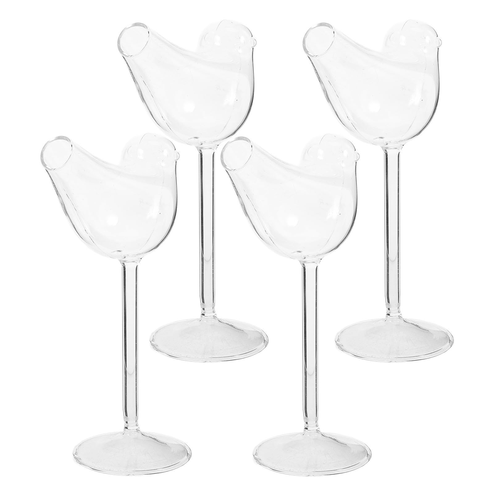 Copas de Cóctel Ahumadas de Cristal, 4 Piezas, para Vino Tinto y Brandy | Taza para Beber Coctel, Copas de Cóctel de Cristal Ahumadas, para Restaurantes y Bodas