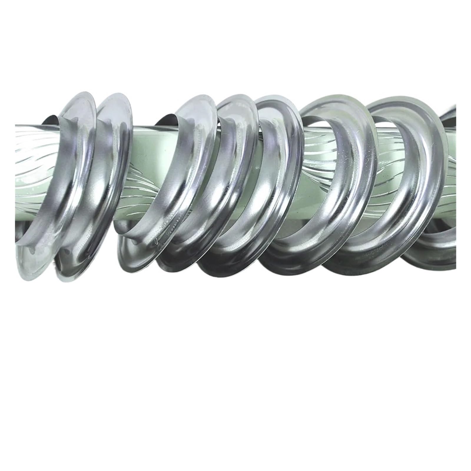 Vorhangösen, 60 Stück, Ringe für Vorhänge, DIY-Vorhangösen, Zubehör, Ösen, Dekoration, Installation durch Stanzmaschine, Weiß