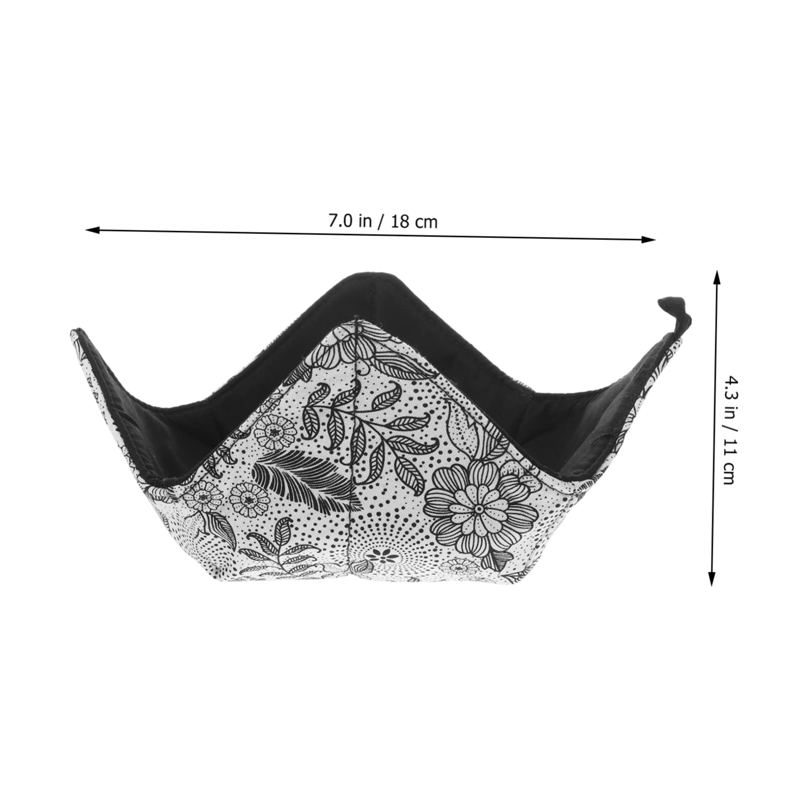 Alipis 5 Pièces Tapis de Vaisselle isolé Support Cuisine Dessous de Plats Support Bol Anti-brûlure Bol Confortable pour Les Plats Chauds Housse de Protection Bols Tapis de Bol de Cuisine