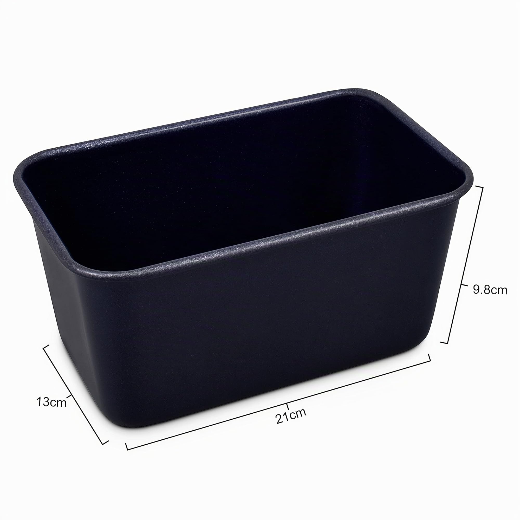 Zyliss E980199 Molde de Horno Pan Antiadherente, 1.5L, Acero Al Carbono, Azul Oscuro, Molde Para Plum Cake Rectangular, Apto Para Lavavajillas, 5 Años de Garantía