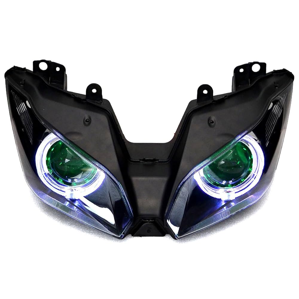 PANDAHUA Green Demon devil white angel eyes halo Projector