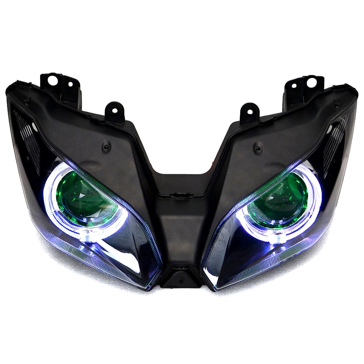 Amazon.com: PANDAHUA Green Demon devil white angel eyes halo