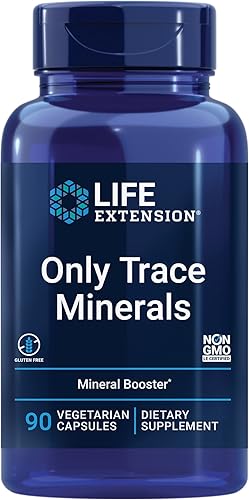 Life Extension Only Trace Minerals – Una dosis diaria de zinc, cromo, boro, sulfato de vanadilo y más – Para una función inmunológica saludable y