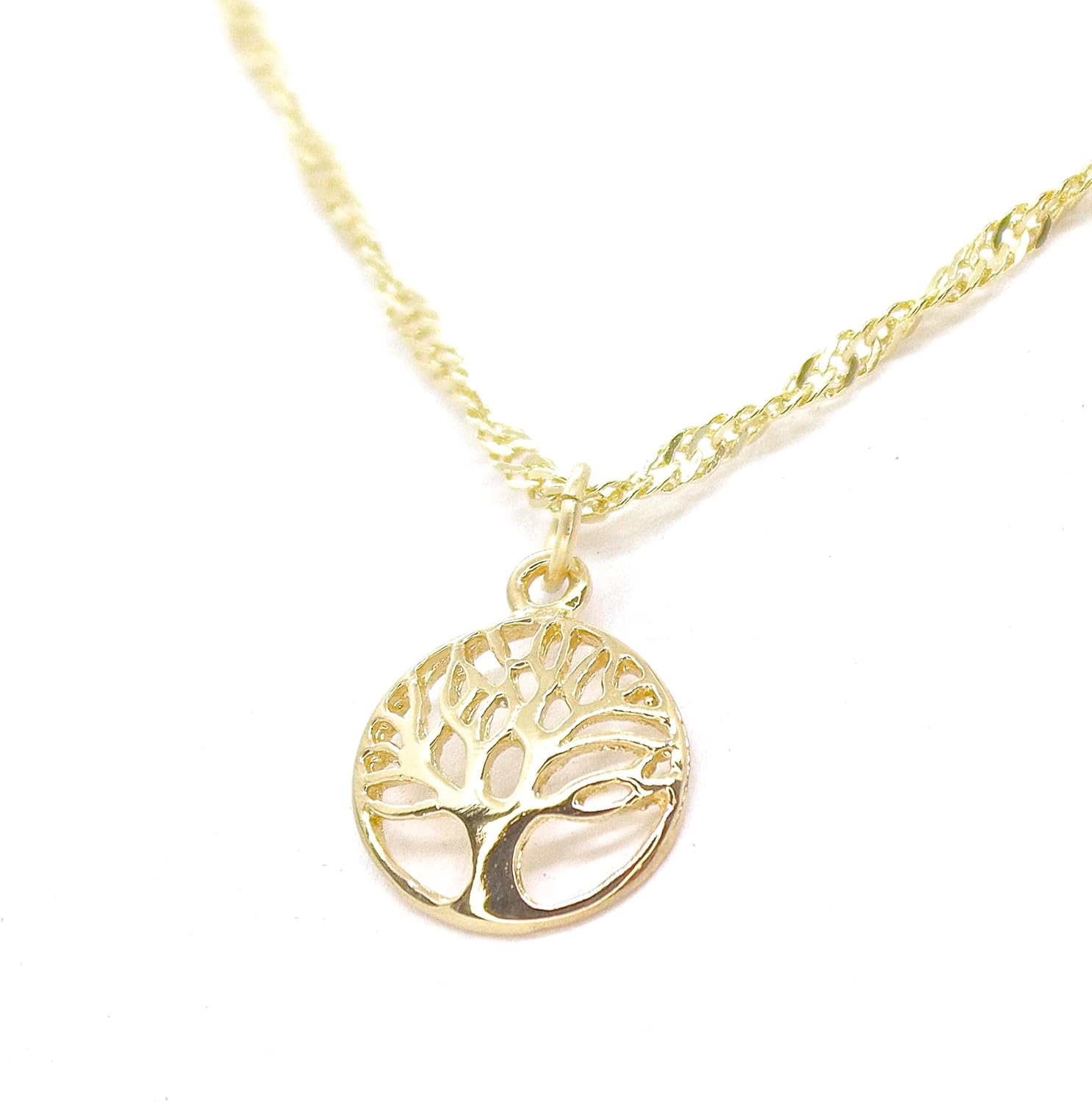 Tree of Life Pendant Necklace, 14k Gold plating necklace for women and teen girls with a Symbolic charm, Tree necklace, Unique handmade bohemian jewelry, Gift for Her - Image 5