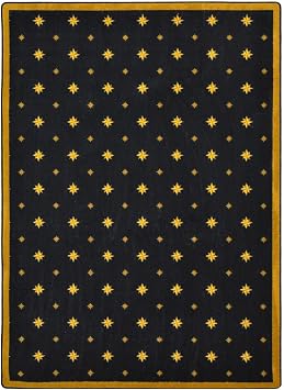 Joy Carpets Any Day Matinee Walk of Fame Theater Area Rug, Black