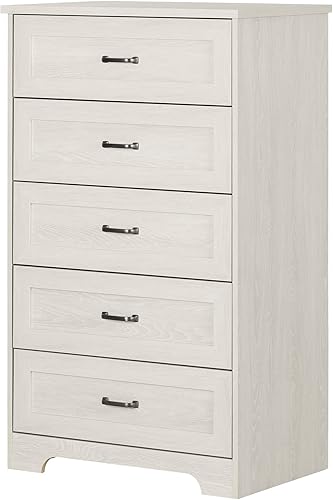 Miniatura 1 de South Shore Prairie - Cómoda de 5 cajones roble de invierno