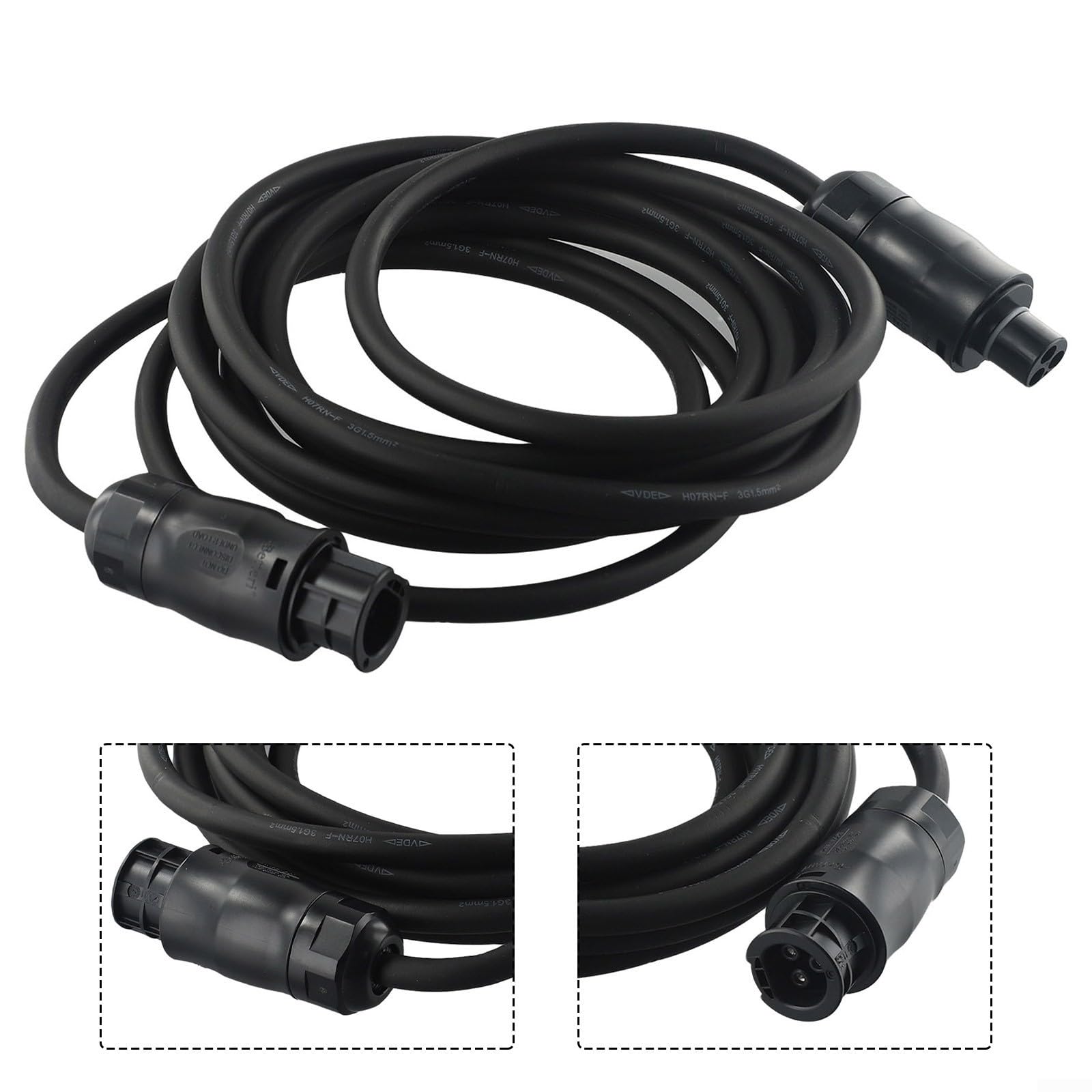 Câble de connexion BC01 pour connecter des micro-onduleurs, pour micro-onduleurs DEYE, 1,5mm² H07RN-F (5 mètres)
