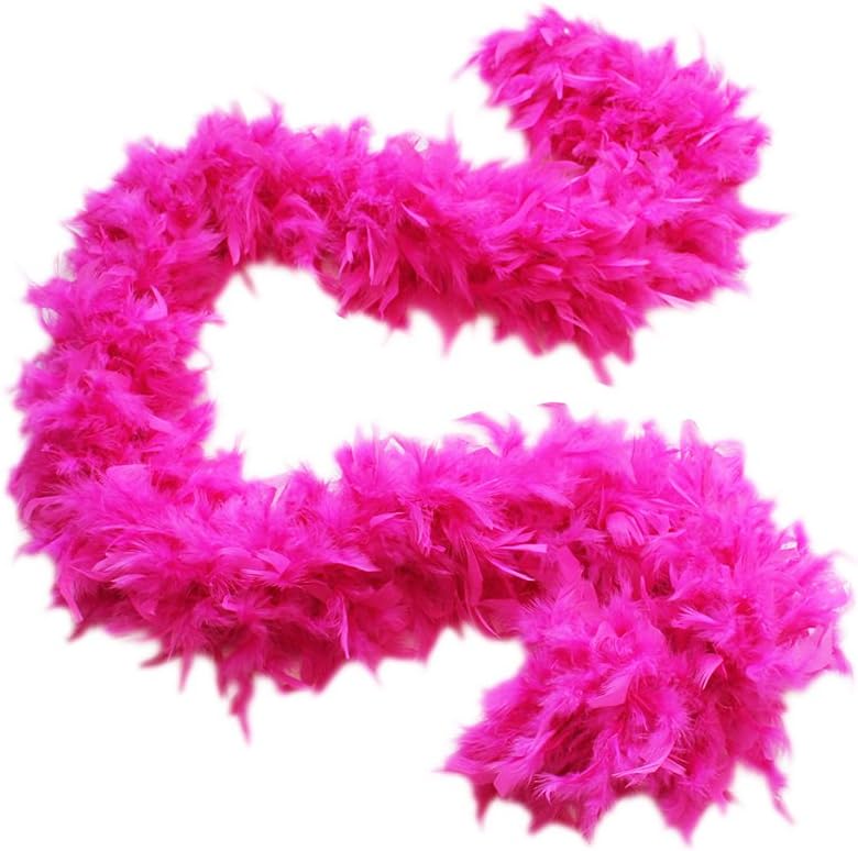Cynthia's Feathers 100g Chandelle Feather Boa (Fuschia)