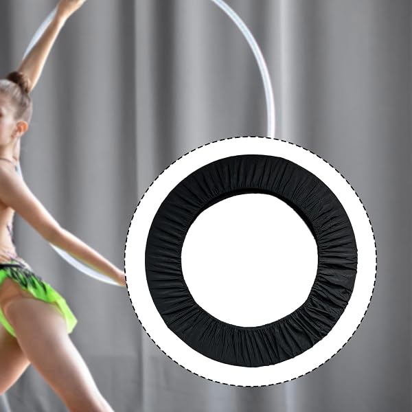 Fenteer Housse de Cercle de Gymnastique Rythmique Protection Élastique Résistante Aux Rayures pour Anneau Gymnique en Polyester Adaptée à - 5
