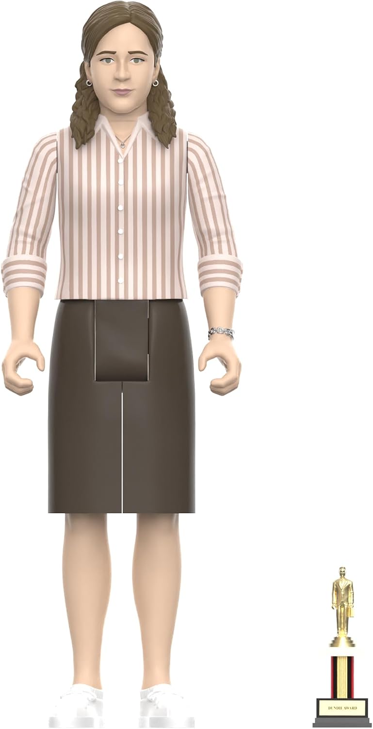 Super7 The Office Pam Beesly (Dundie) - 3.75" The Office Action Figure with Accessory Classic TV Show Collectibles image 2