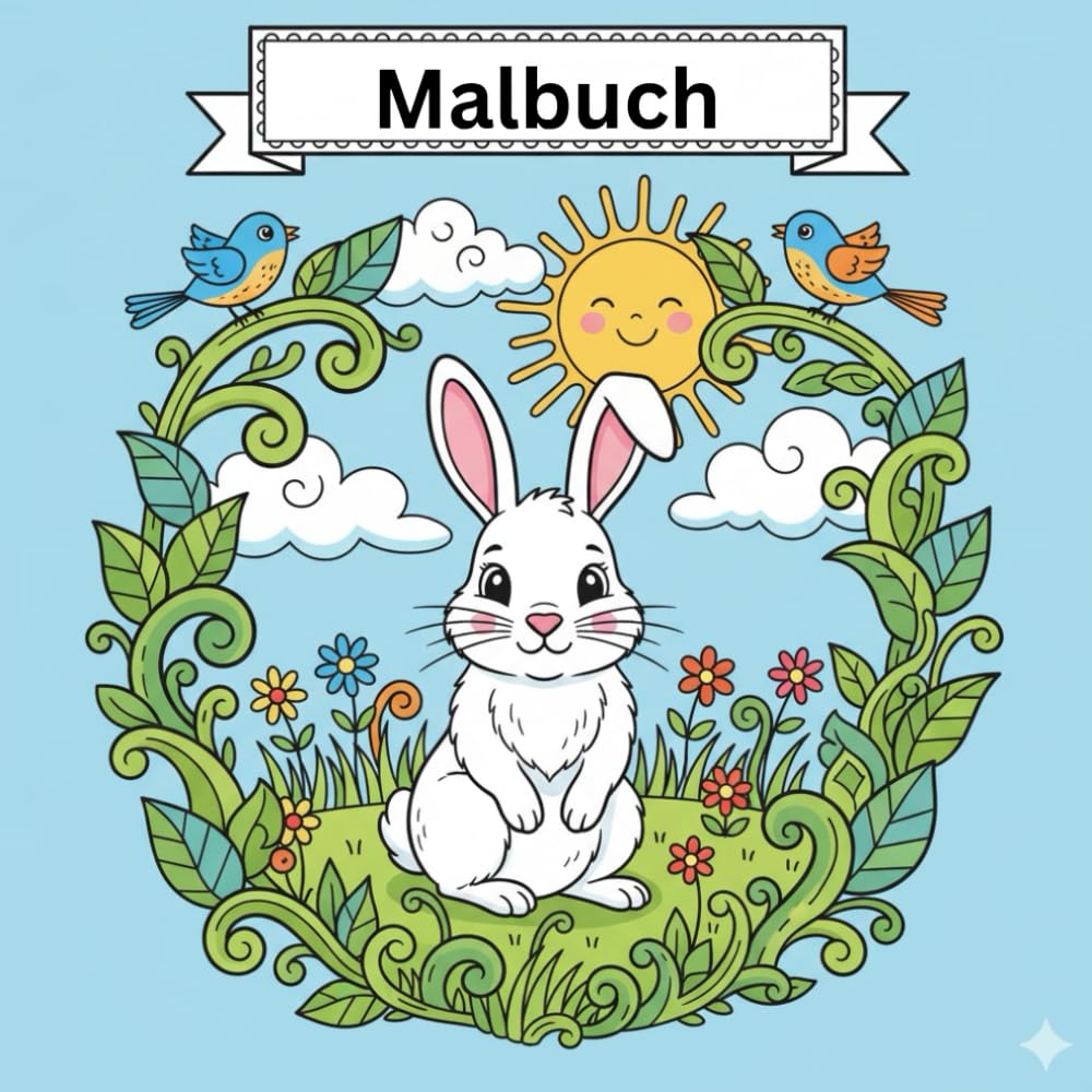 Tier Malbuch für Kinder: Ein Malbuch mit 50 schönen kindgerechteTierbildern