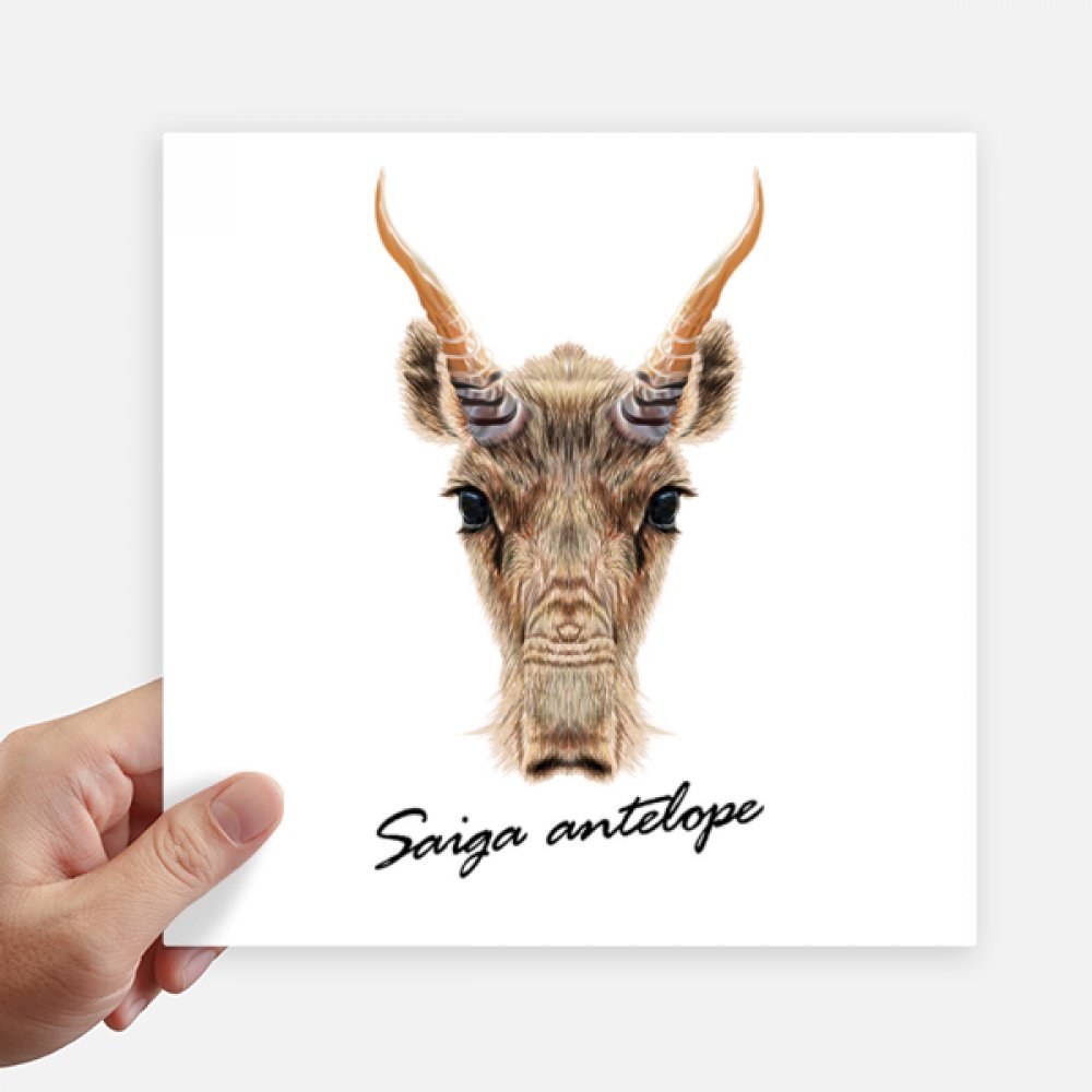 Autocollants 20cm saïga animal sauvage DIYthinker sticker mural pour valise pc portable et motobike