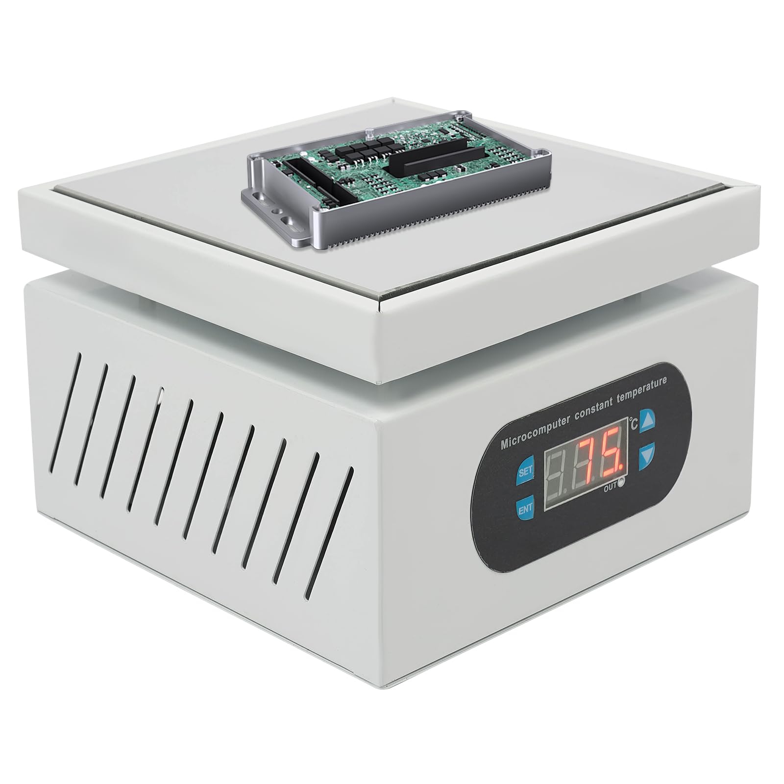 LED Mikrocomputer Elektrische Heizplatte 150X150mm PCB Vorwärmer Preheating Station für Lötstation Schweißer Schweißer Heizplatte SMD Rework Heater Laborplatte AC 220-250V