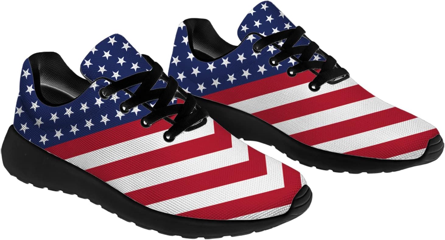 Customized Memorial Day Shoes Unisex Adult Fashion Sneakers Cross Trainer Running Shoes for Women Men