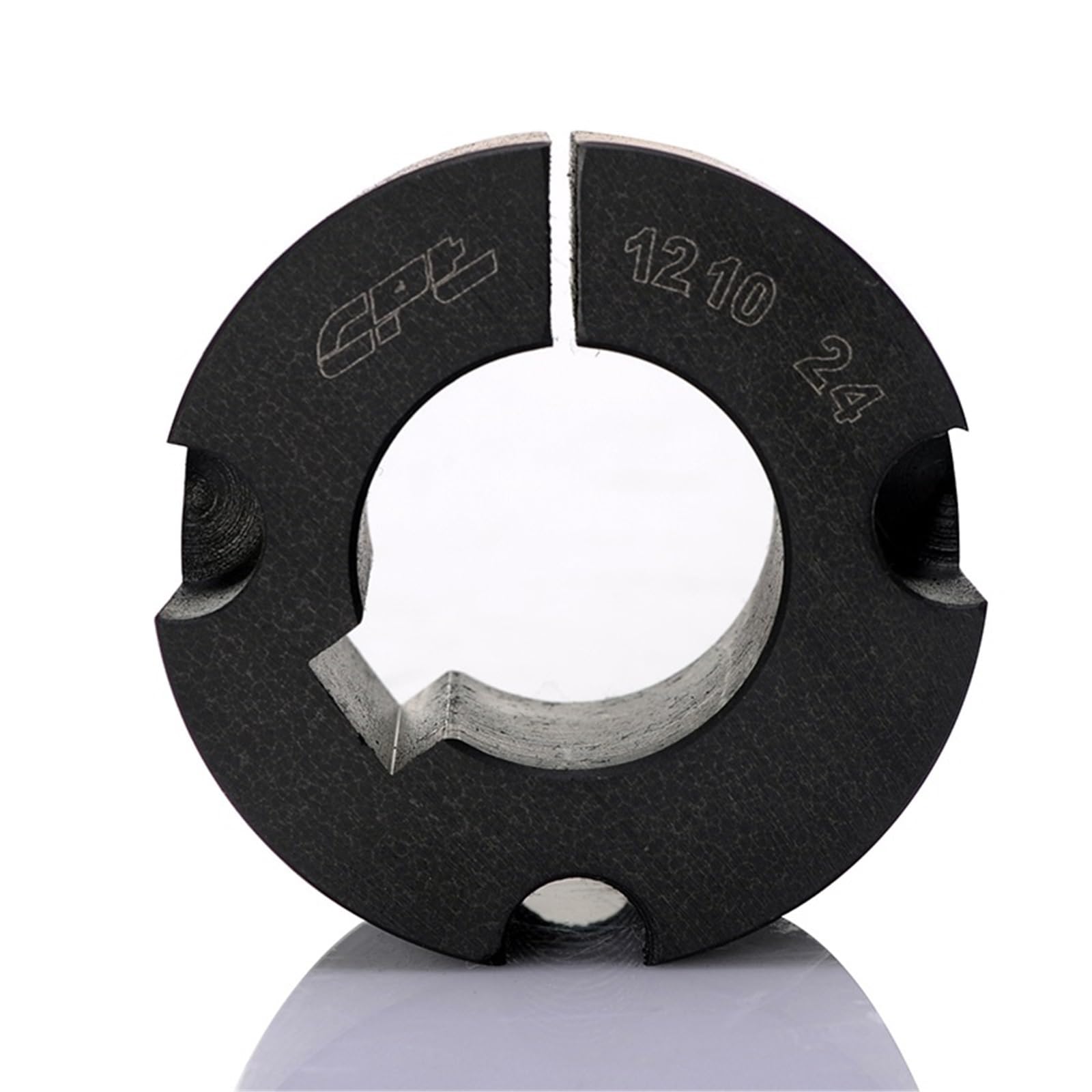 Polea de correa en V CPT SPA de doble ranura, diámetro exterior de 85,5mm, diámetro de paso de 80mm, buje 1210, SPA80-02-1210(24mm)