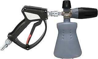 MTM Hydro Magnum 28 PF22.2 Foam Cannon Snub Kit Gun, Pressure Washer Car Wash Sprayer Gun, High Pressure Foam Power Washer Attachment, Foam Lance for Boat, Roof, Car Washing, Adjustable Nozzle