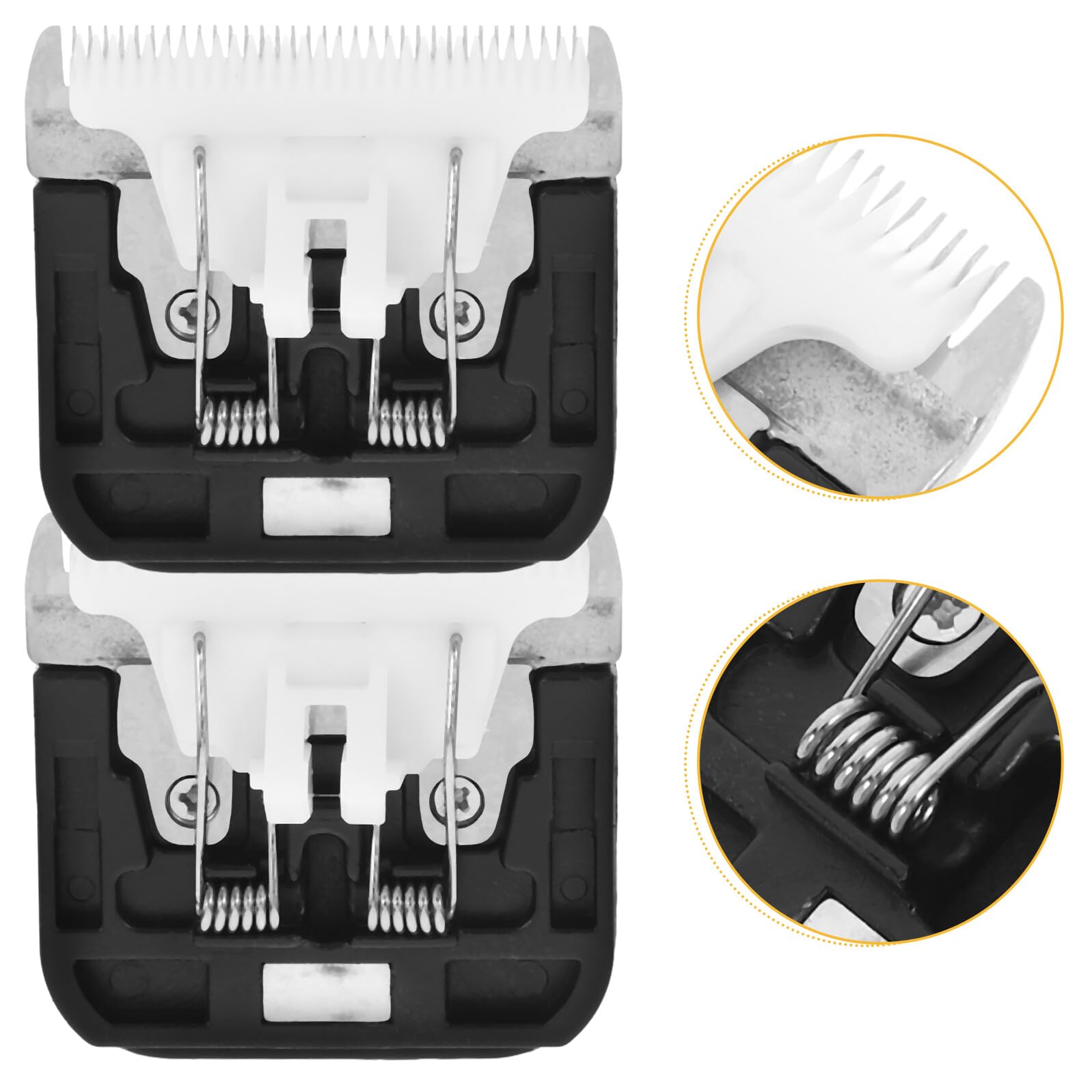 GALPADA 2 Piezas Recambio Cuchillas Cortapelo Perros para Máquina Eléctrica Resistente y Ergonómico Protege Piel Sensible Compatible con Recortadoras Mascotas