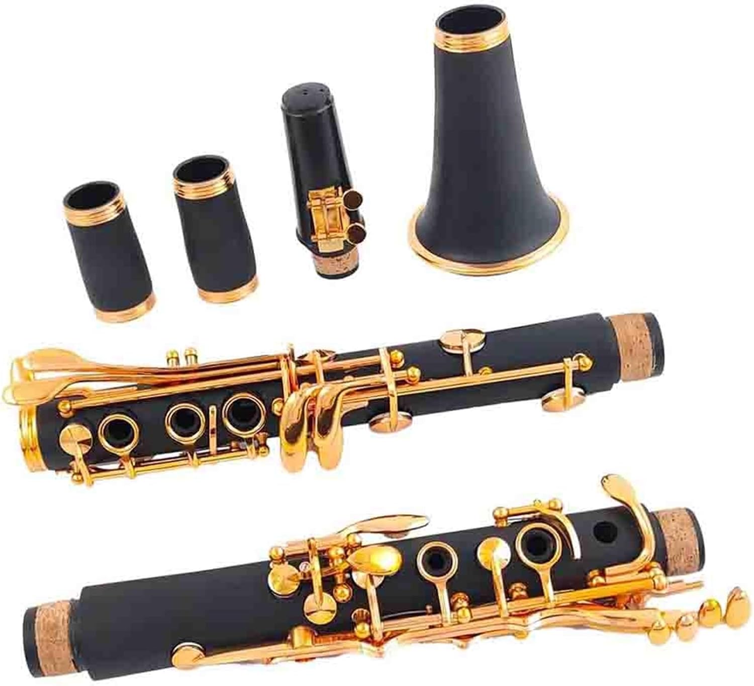 Professional Adult Beginner Musical Instrument Bb Clarinet 17 Keys ABS Material Clarinet Instrument(3)