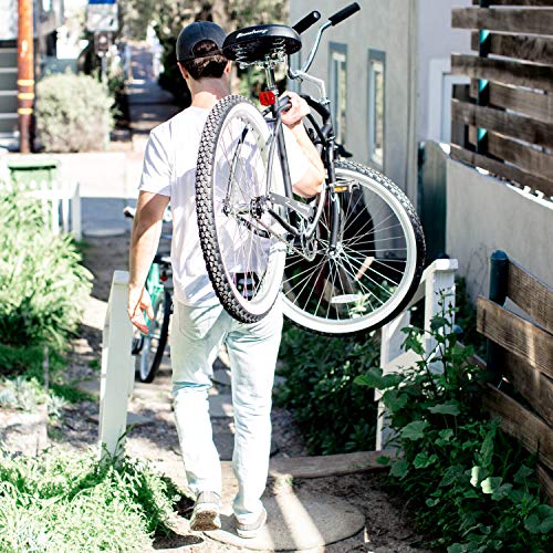 Firmstrong Urban Man Beach Cruiser Bike, Mens Bicycle 26-Inch, 1-Speed, Chrome