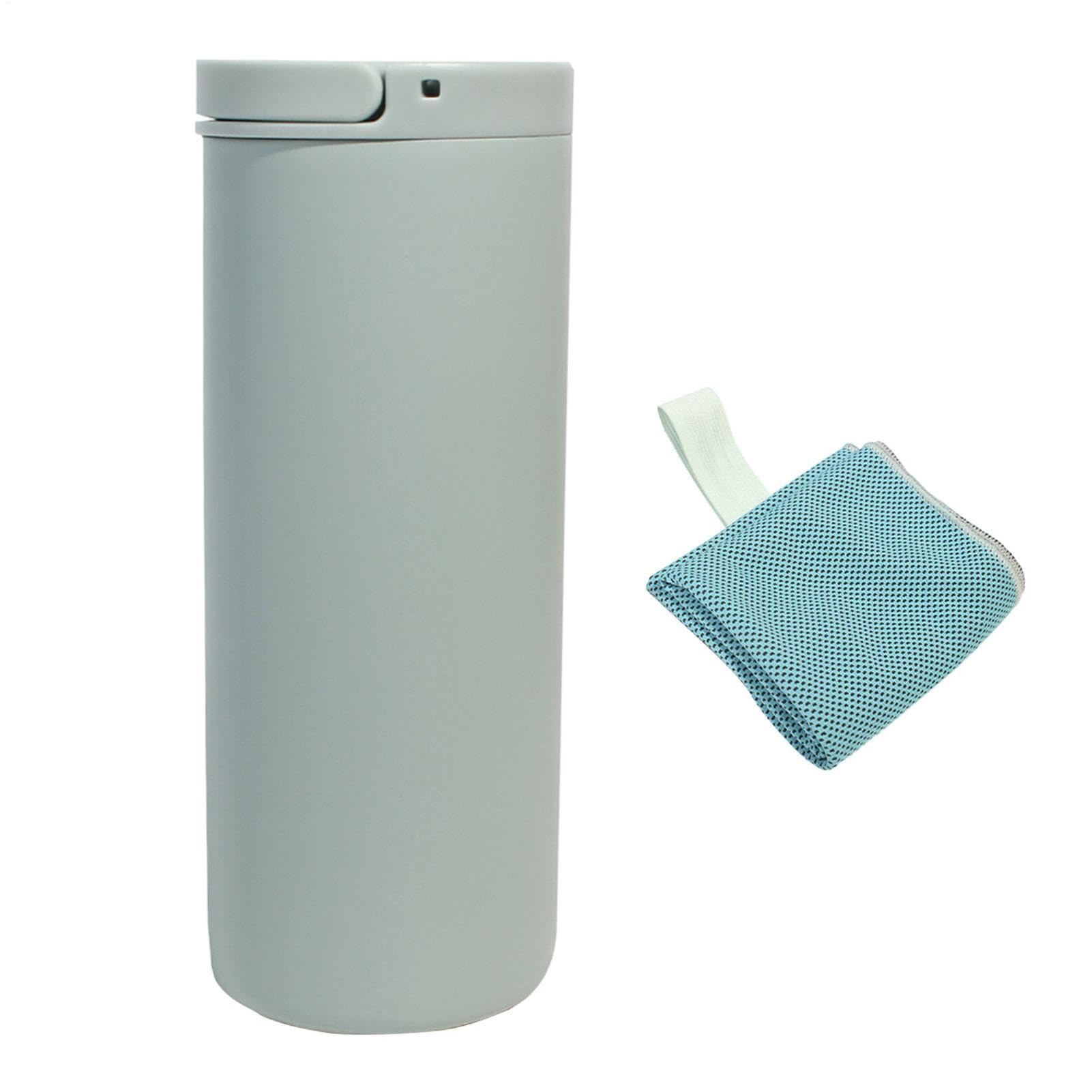 Gobelet isotherme avec grande poignée pliable et moule à glace intégré