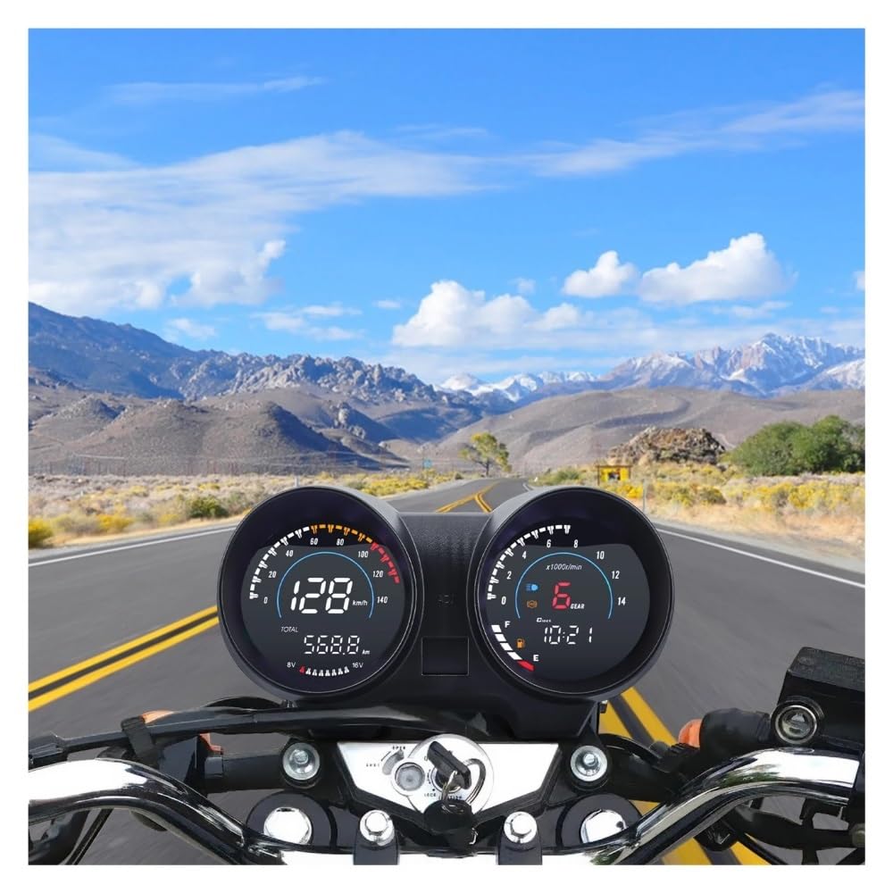 Contagiri moto strumento Per MAX125 Moto Digitale per RX110 per Brasile CG per TITAN150 per Fan150 Contachilometri Contagiri Display LED