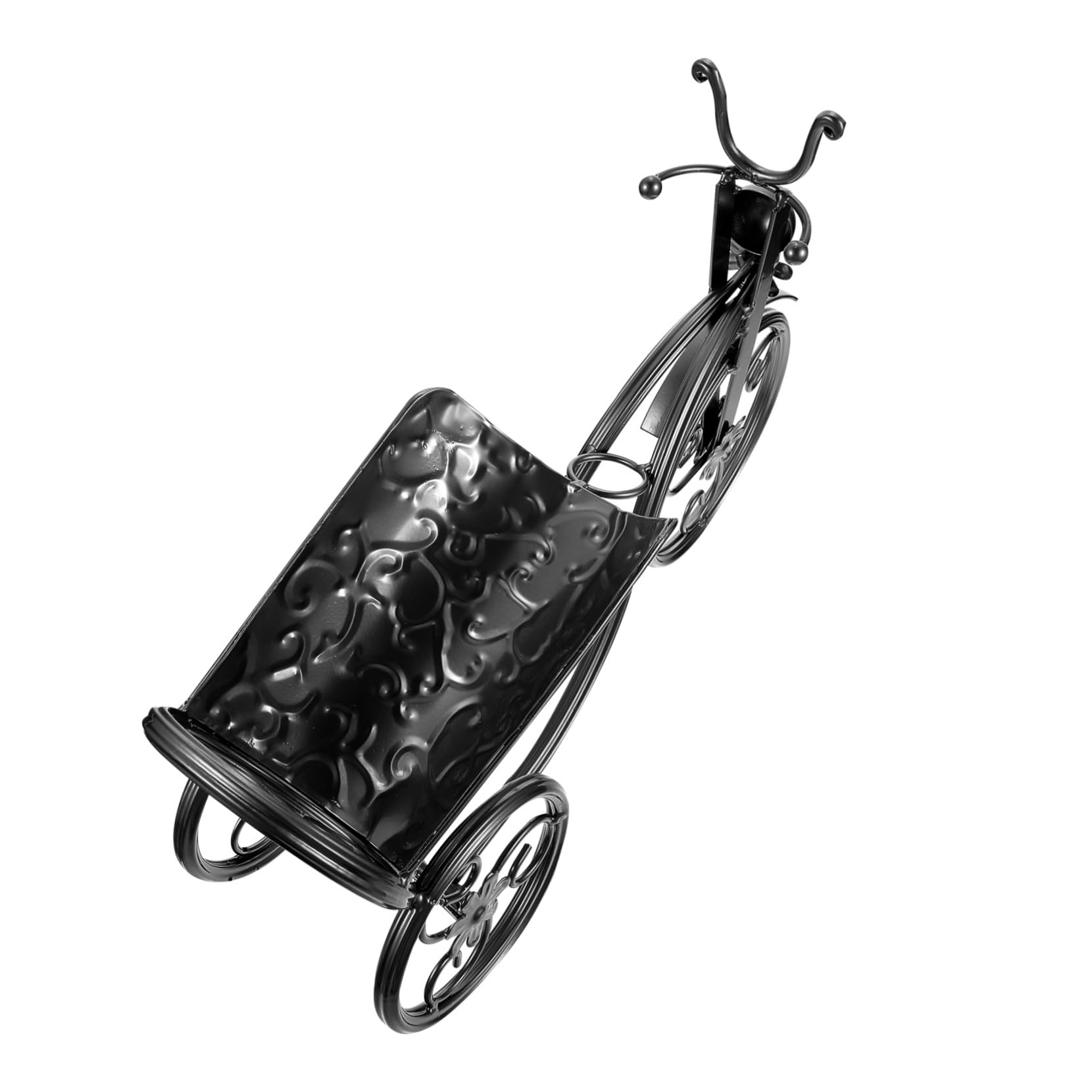 Rangement élégant pour vin en métal design de vélo pour salon et hôtel