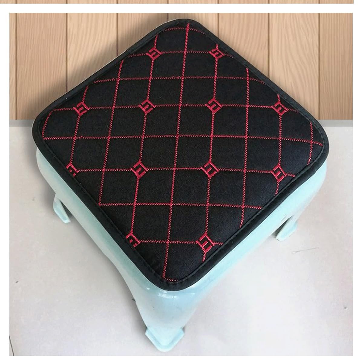Square stool Cushion - Outdoor/Indoor Cushions Seat Furniture Cushion Non-Slip square stool Pad for Small Seat Cushions Café Bistro Garden Furniture Chair/Seat Cushion Pad(F1,45x45cm(17.7x17.7in))