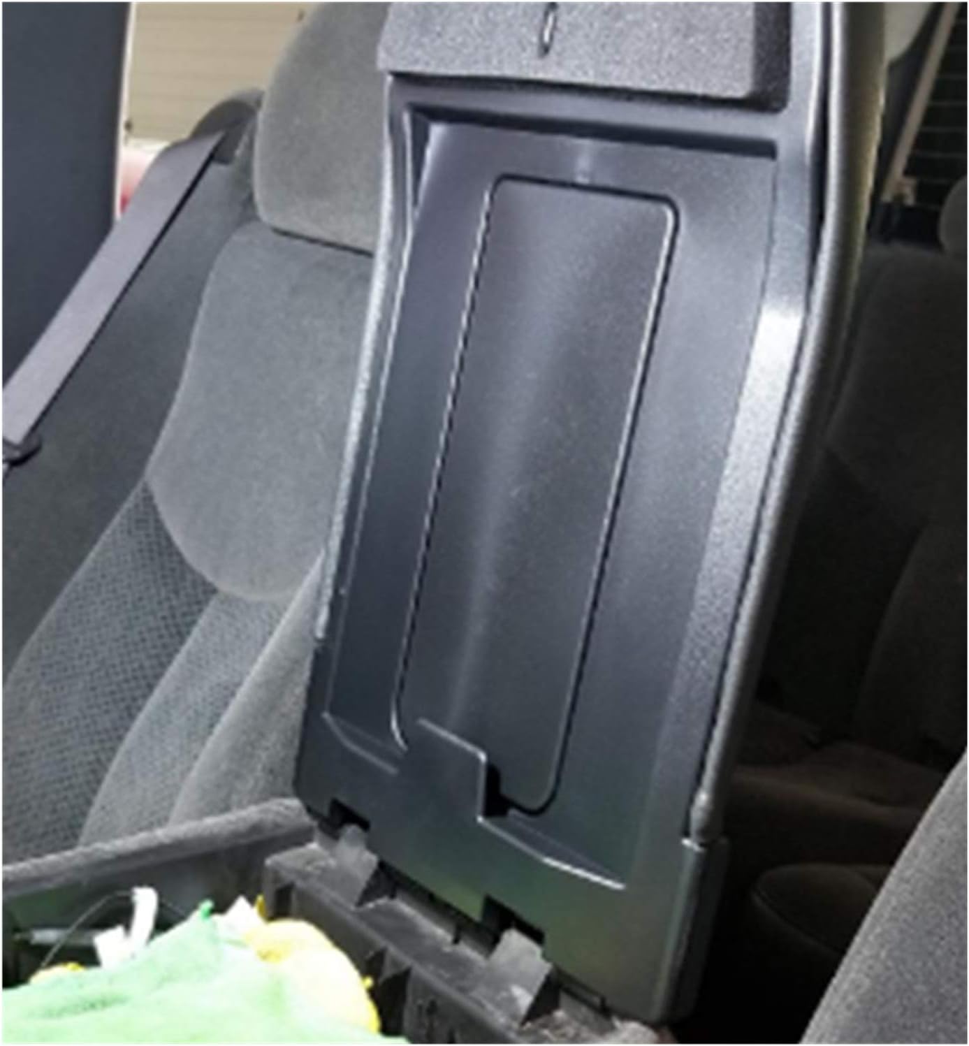 Ezzy Auto Dark Gray Center Console Lid Armrest Kit for Chevy Silverado 1500 Chevrolet Avalanche Tahoe GMC Sierra Yukon Cadillac Escalade 2000-2006