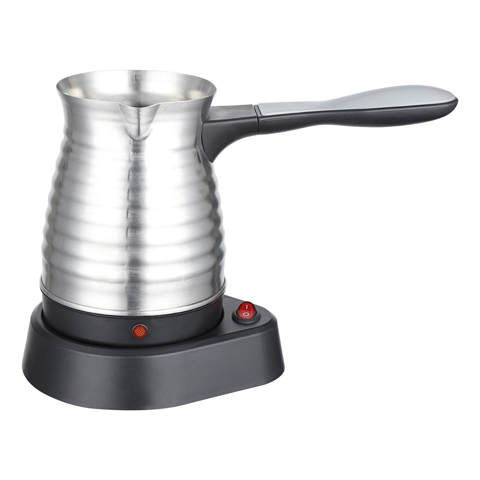 500ml Electric Turkish Coffee Pot Stainless Steel Coffe | 500ml Electric Turkish Coffee Pot Stainless Steel Kettle for Bar Cafe Style A Power: 600W-image-38