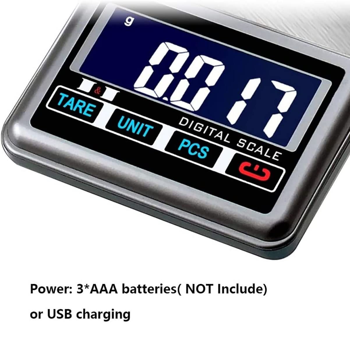 Balance Milligramme avec étui 50 g x 0,001 g, Haute précision, Affichage LCD, Mini Balance électronique Polyvalente, Fonction de Tare et PCS (Taille : 50 g/0,001 g)
