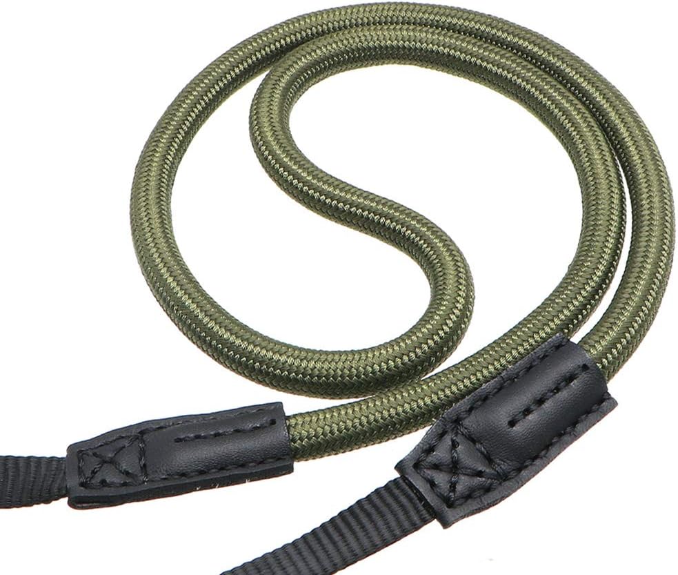 Quick Release Camera Neck Strap Shoulder Strap Belt for Mirrorless Digital Cameras Climbing Rope with Quick Release QD Loops Connector with O-Ring Adjustable Length 30-53inch Green