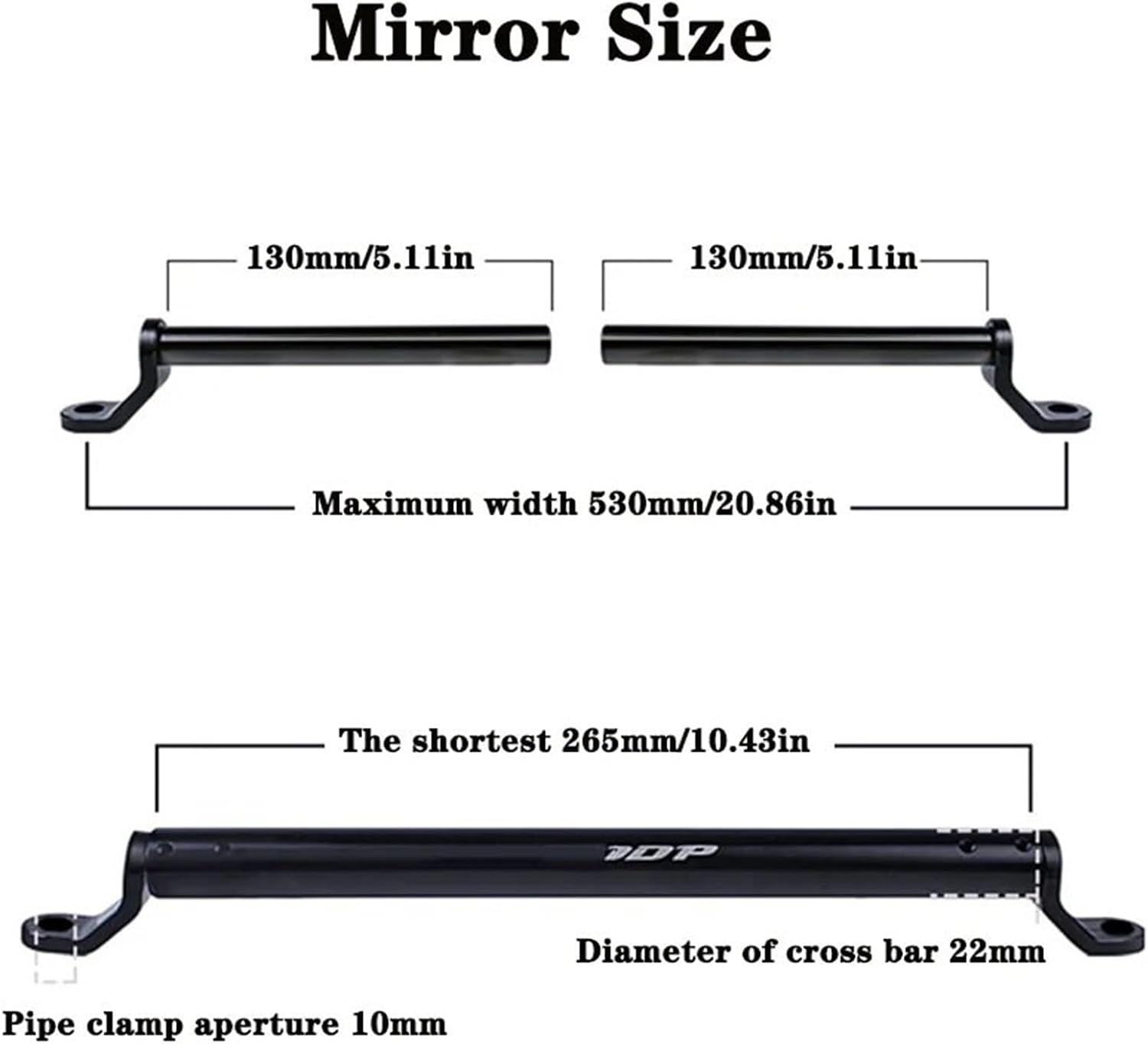 オートバイ部品 バランスバーハンドルバー GSXR 600 はやぶさ CNC バイクハンドルバーバランスクロスバーレバー用(Mirr