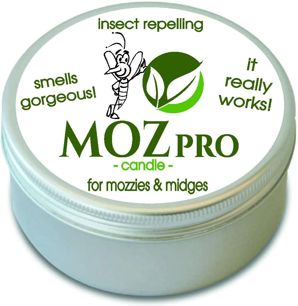 BZB MOZpro Candle Tin for Midges & Mozzies Midge & Mosquito Repellent