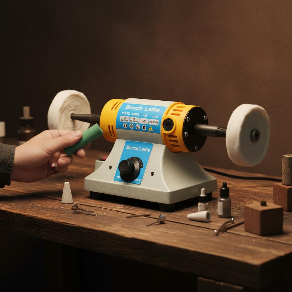 Pulidora con velocidad ajustable 800-10000RPM 320W rectificadora para metal madera plástico ámbar cera de abeja jade bricolaje banco de trabajo