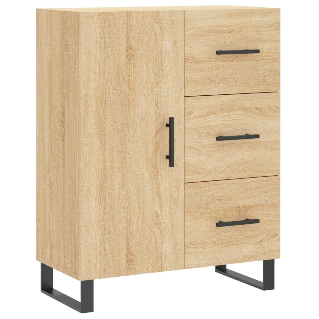 Générique Buffet chêne Sonoma 69,5x34x90 cm Bois d'ingénierie,Meubles,Armoires & Meubles de Rangement,Buffets & bahuts,827943