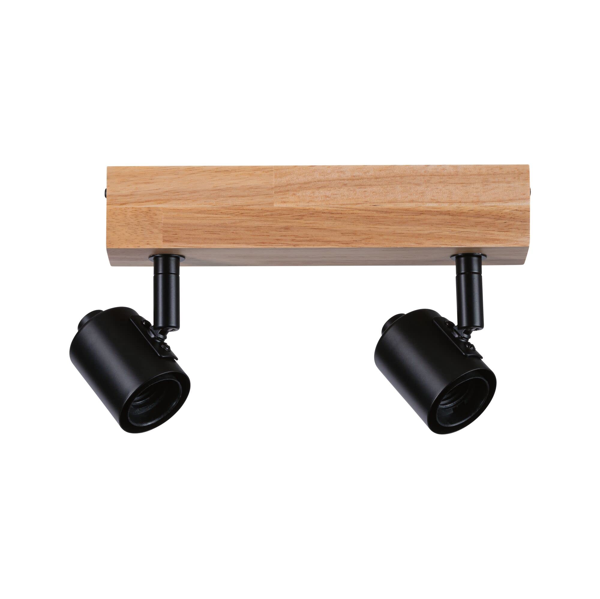 Paulmann Arvid 66771 Spotlight 2-Bulb Max. 2 x 20 Watt Ceiling Light Black Wood Metal E27