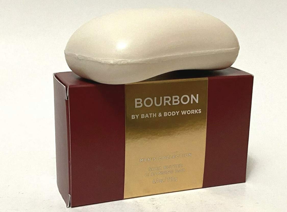 Limited Brands Bath Body Works Men's Collection Bourbon Shea Butter Cleansing Bar 4.2 oz