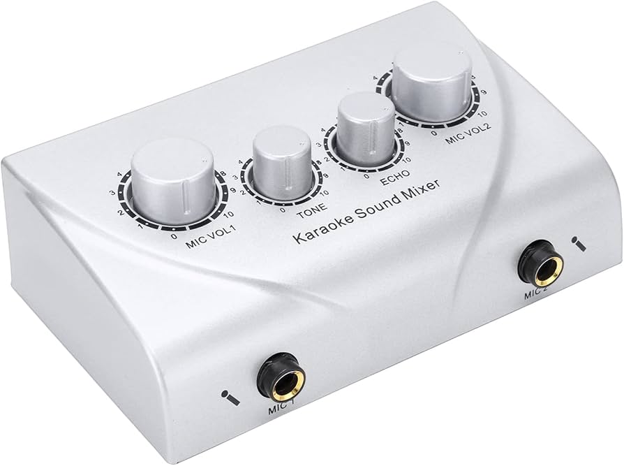 Amazon | Eujgoov カラオケミキサー マイクミキサー デジタル